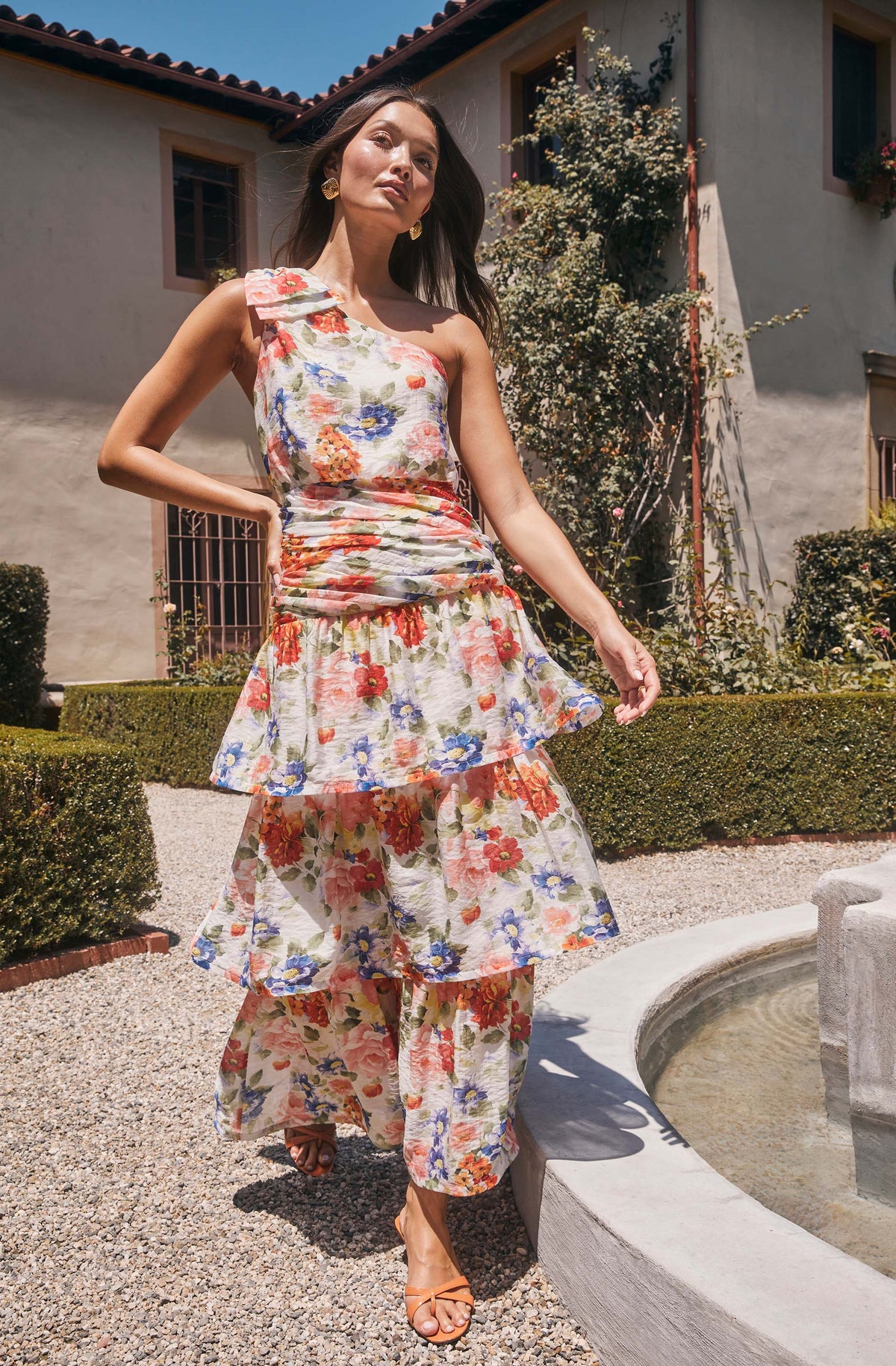 Natali One Shoulder Maxi Dress