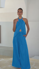 Melinda Halter Top - Blue