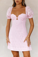 Strawberry Smoothie Mini Dress Pink